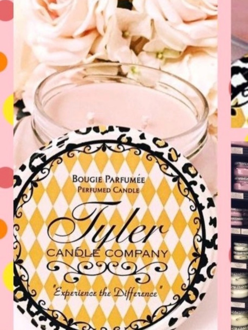 22 oz. "Passion" candle by Tyler Candle Co.(Strawberries,coconut,whipped cream)